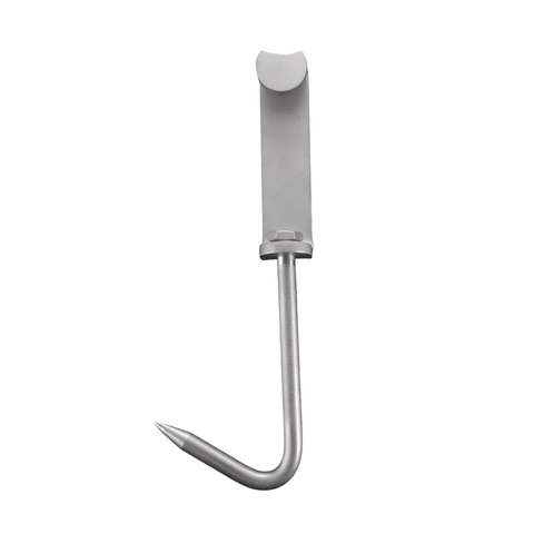3PC Butchers Hunters Meat Rail Skid Hook Home Kill Hanging Carcasses Meat Hook