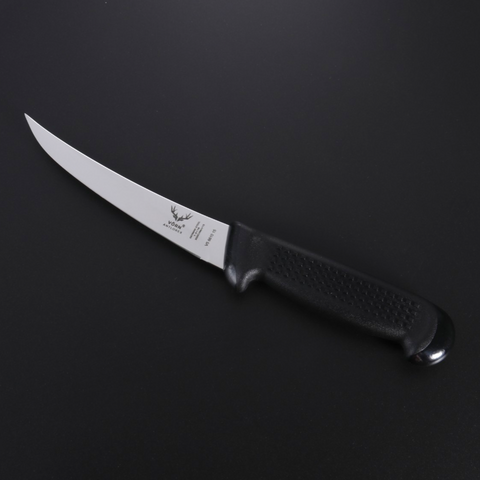 Vorn Antlorex 6PCS Farm Butcher Knife Set with 12" Sharpening Steel & Canvas Wrap