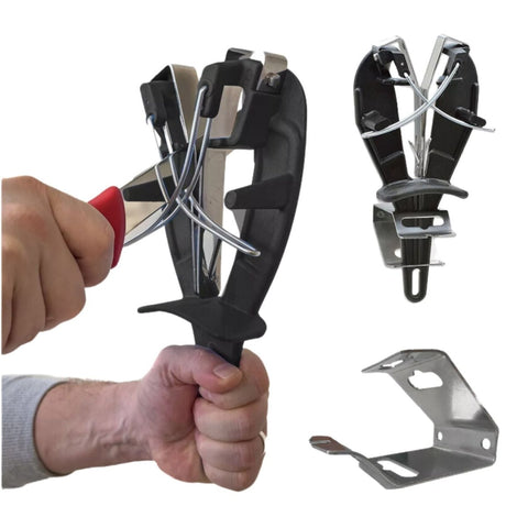 BOBET SHARP'EASY Butchers Knife Sharpener Extra Pair of Tensioned Bars - Black