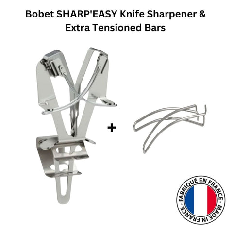 BOBET SHARP'EASY Butchers Knife Sharpener Extra Pair of Tensioned Bars - Steel