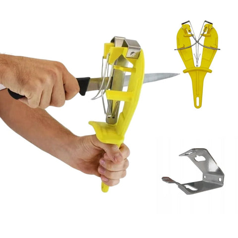 BOBET SHARP'EASY Butchers Knife Sharpener Extra Pair of Tensioned Bars - Yellow