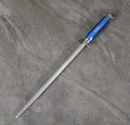 Butchers BOOST 12" Knife Sharpener Rod Microfine Knife Sharpening Steel Blue AllYourBlades