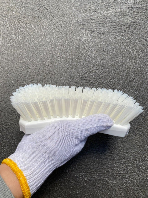 Butcher Block Scrubbing Hand Brush Stiff Plastic Hard Bristle Cleaning Brush