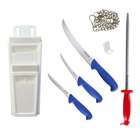 Butcher Knife Set Knife Pouch Boning Knives Steak Knife – Complete Meat Processing Kit