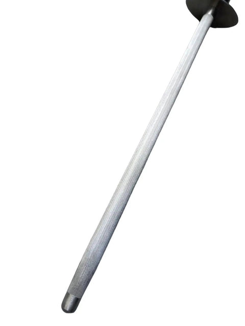 Butcher Knife Sharpening Stainless Steel Handle 10” Round Steel Sharpener