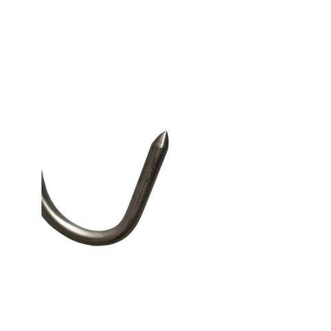 Butchers 4 in Solid Stainless Steel Meat S-Hooks Butchers Hunters Sausage Making