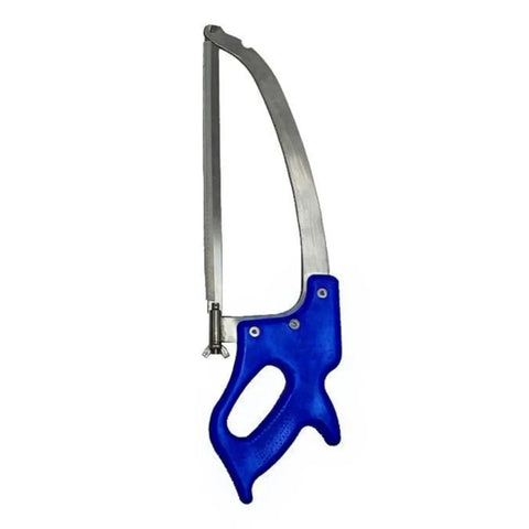 Butchers Handsaw Stainless Steel 12" Bone saw Meat Handsaw - Blue AllYourBlades