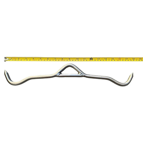 Butchers Hunters Ex Large Gambrel Hook 450MM 13MM Stainless Steel 18