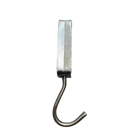 Chrome Plated Steel Rail Skid-Hook with Stainless Steel Hook RHSS-01