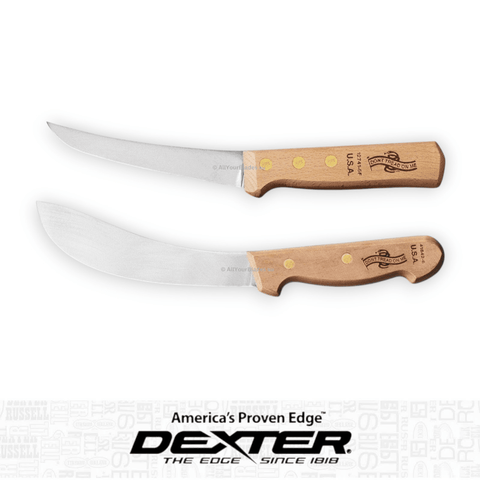 Dexter Russell Green River 6" Carbon Skinner & Boner Knife Set USA