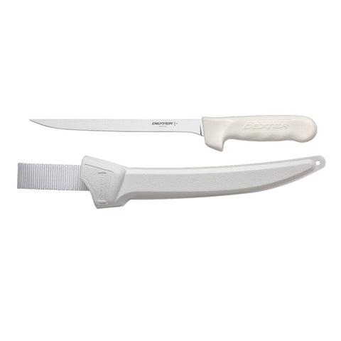 Dexter Russell Sani-Safe Butchers Stainless Steel Narrow Fillet Knife 8" &Sheath