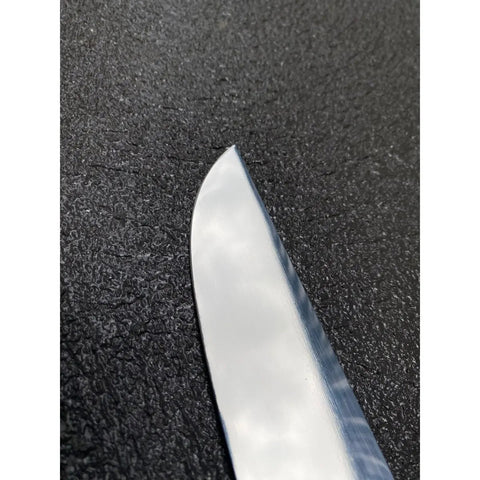 Diekensen 10"  Straight Slicing Knife Wide Blade Blue Handle AllYourBlades