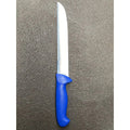Diekensen 10"  Straight Slicing Knife Wide Blade Blue Handle AllYourBlades