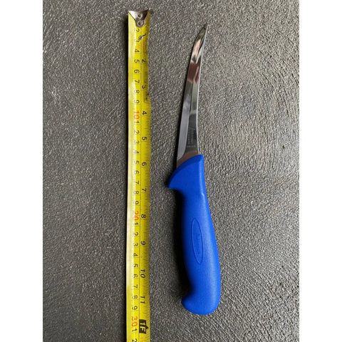 Diekensen 6' Curved Stiff Boning Knife Blue Handle AllYourBlades