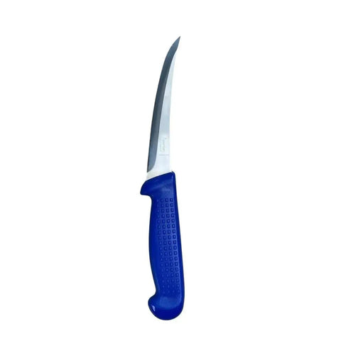 Diekensen 6' Curved Stiff Boning Knife Blue Ridged Grip Handle AllYourBlades