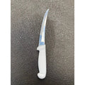 Diekensen 6' Curved Stiff Boning Knife White Ridged Grip Handle AllYourBlades