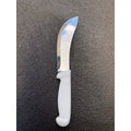 Diekensen 6' Curved Stiff Skinning Knife White Ridged Grip Handle AllYourBlades