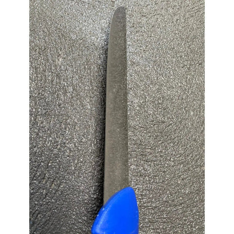 Diekensen 8"  Straight Slicing Knife Wide Blade Blue Handle AllYourBlades