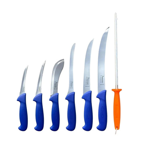 Diekensen Butcher Knife Set Boning Skinning Steak Knives Filleting Knife & Steel