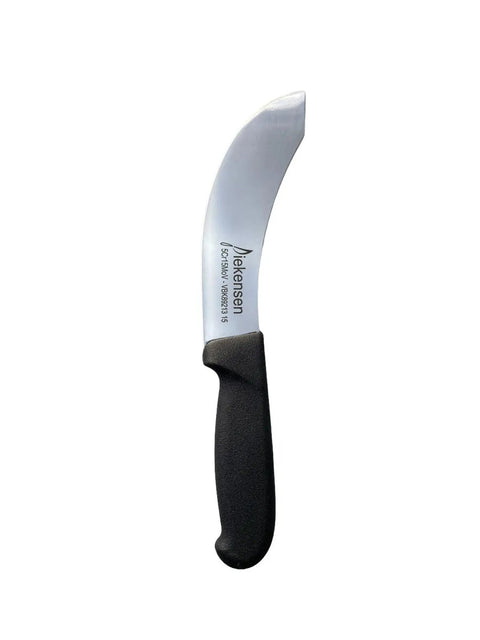 Diekensen Butchers 6'' 15cm Curved Skinning Knife Black Handle