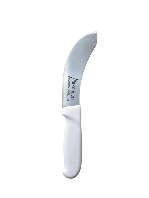 Diekensen Butchers 6'' 15cm Curved Skinning Knife White Handle