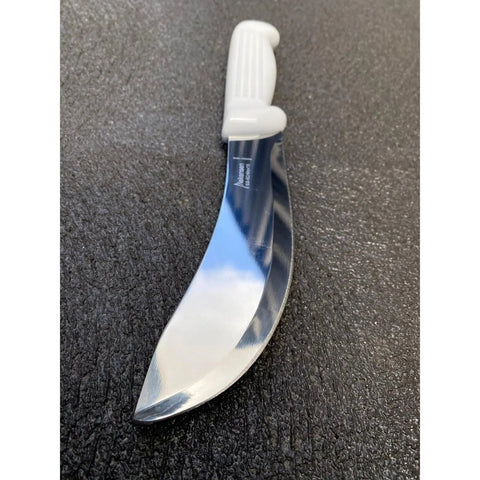 Diekensen Butchers 6'' 15cm Curved Skinning Knife White Ridged Grip Set of 6 AllYourBlades