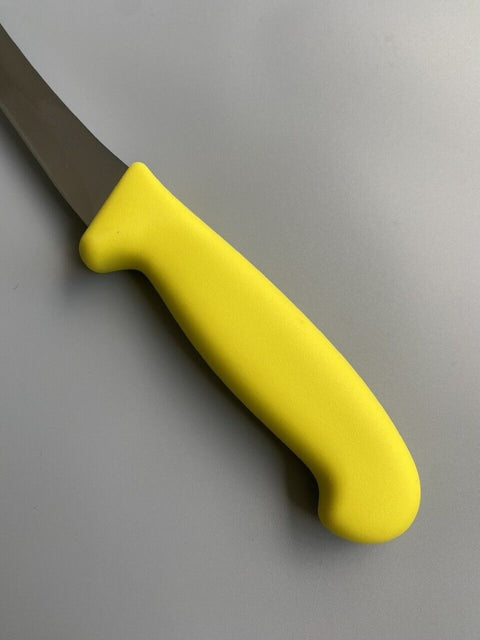Diekensen Butchers 6" Boning Curve Knife Soft Grip Handle Wide Blade 15cm Yellow