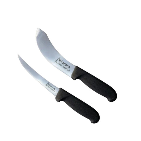Diekensen Butchers 6'' Curved Knives Set for Skinning Knife and Boning Knife