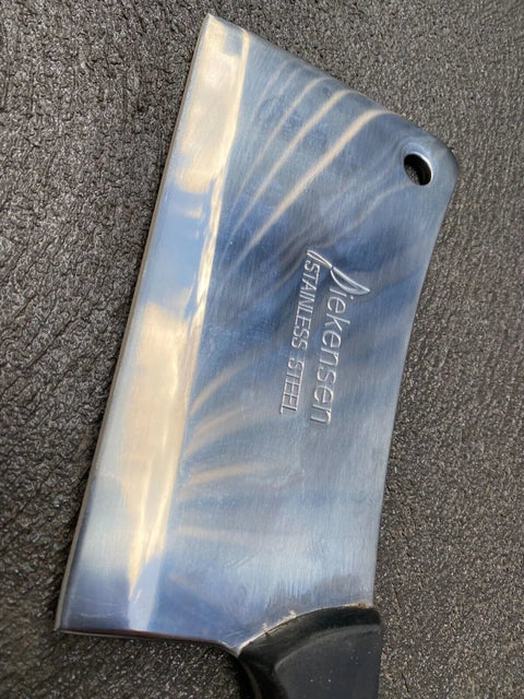 Diekensen Industrial Butchers Cleaver 8" Stainless Steel Full Tang 1.1KG AllYourBlades