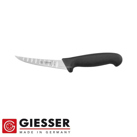 Giesser Butcher 5" Scalloped Boning Knife 13cm Curved Strong Blade