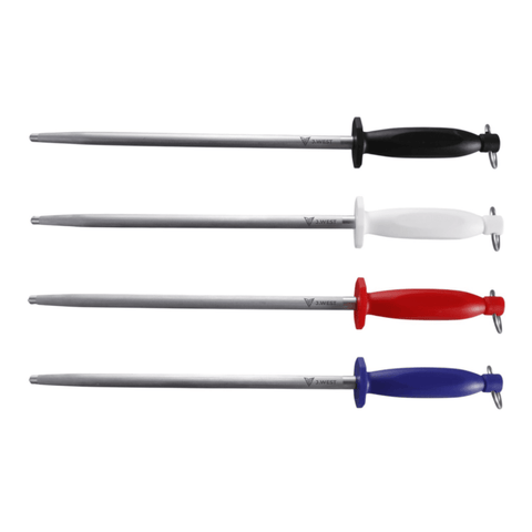 J.West 12"/30cm Professional Butcher’s Sharpening Steel - Regular Cut Round JP11