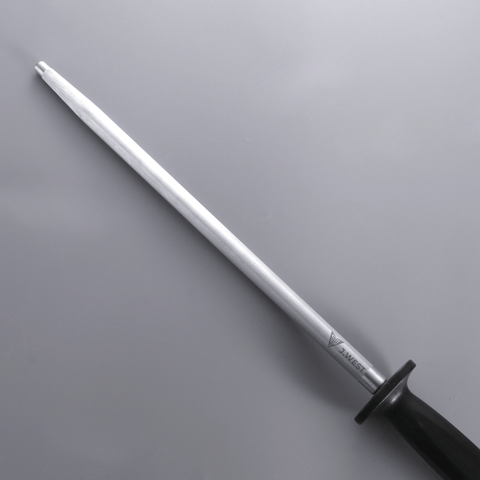 J.West 12"/30cm Professional Butcher's Sharpening Steel - Regular Cut Round JP12