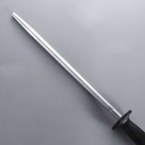 J.West 12"/30cm Professional Butcher's Sharpening Steel - Ultra Fine Cut Round JP12