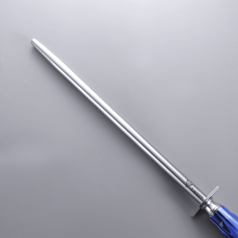 J.West 12"/30cm Professional Butcher's Steel Polished Honing Steel Round JA15