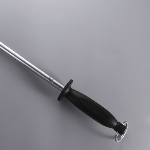 J.West 12"/30cm Professional Butcher's Steel Polished Honing Steel Round JP11