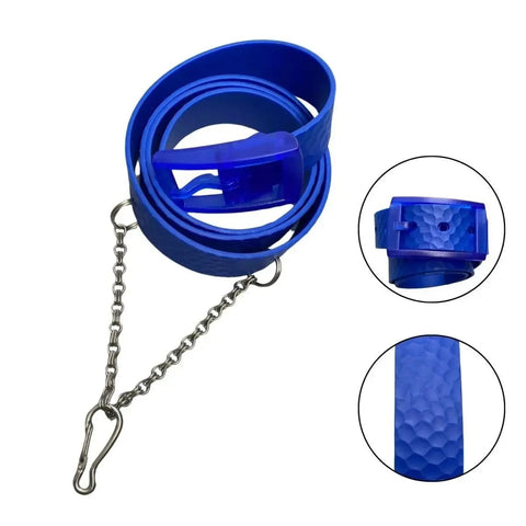 TPU Belt  Attached with Steel Holder and Stainless Steel Chain AllYourBlades