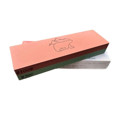 NANIWA Polar BearJapanese  Knife Sharpening Stone Combination #300/#1000 NAK-K3-10