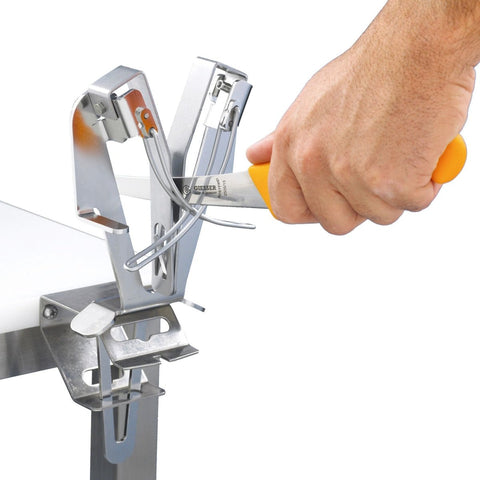 New BOBET Sharp Easy Pull Through Butchers Knife Sharpener Made in France Steel