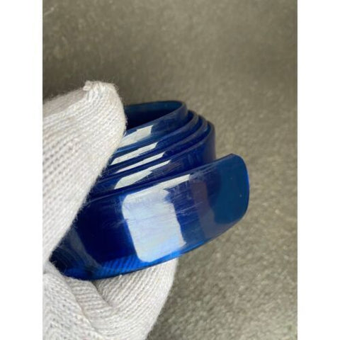 NEW BUTCHER KNIFE POUCH D-BONE QUAD 10" & BELT 140 CM FLEXIBLE CUT-TO-FIT BLUE