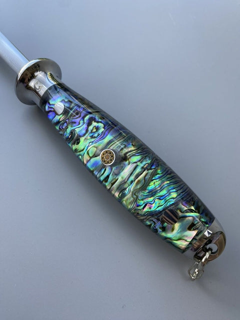 New Butchers Moanas 12" Knife Sharpener Rod Microfine Knife Sharpening Steel