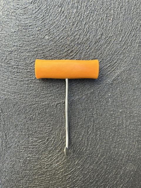 New Butchers Stainless Steel Meat Hook 4.5" Cylindrical Round Handle