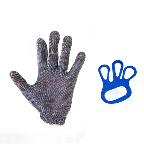 New Stainless Steel Chain Metal Mesh Glove Butcher Glove Cut Resistant Glove