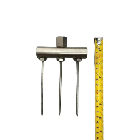 Stainless Steel Brine Pump Needle 3 Prong Flavor 105mm BN3-1