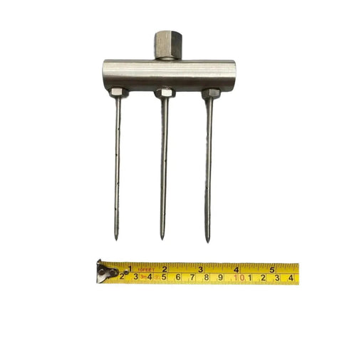 Stainless Steel Brine Pump Needle 3 Prong Flavor 105mm BN3-1