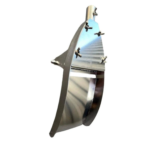 Steakette Attachment Stainless Steel with 3 Waxed Paper Rolls 85mm 95mm 100mm