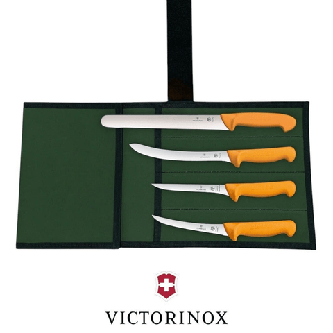 Swibo Victorinox 4PCS Fisherman Knife Set Boning Skinning Slicing