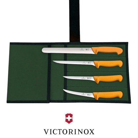 Swibo Victorinox 5PCS Fisherman Knife Set Boning Skinning Slicing