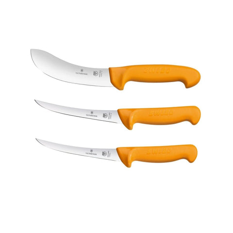 Swibo Victorinox Butcher 3pc Knife Set 5" & 6" Boning Skinning