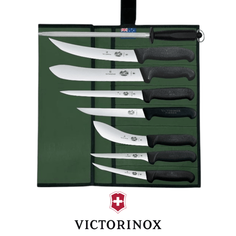 Victorinox Ultimate 8PCS Sportsman’s Knife Package – Hunting, Fishing & Butchering