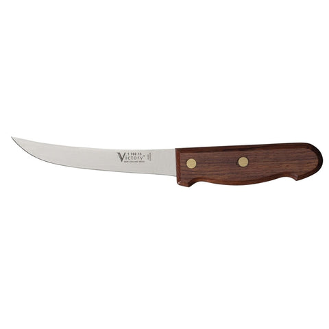 Victory Knives 6" Curved Boning Knife High Carbon Steel Timber Handle 15cm